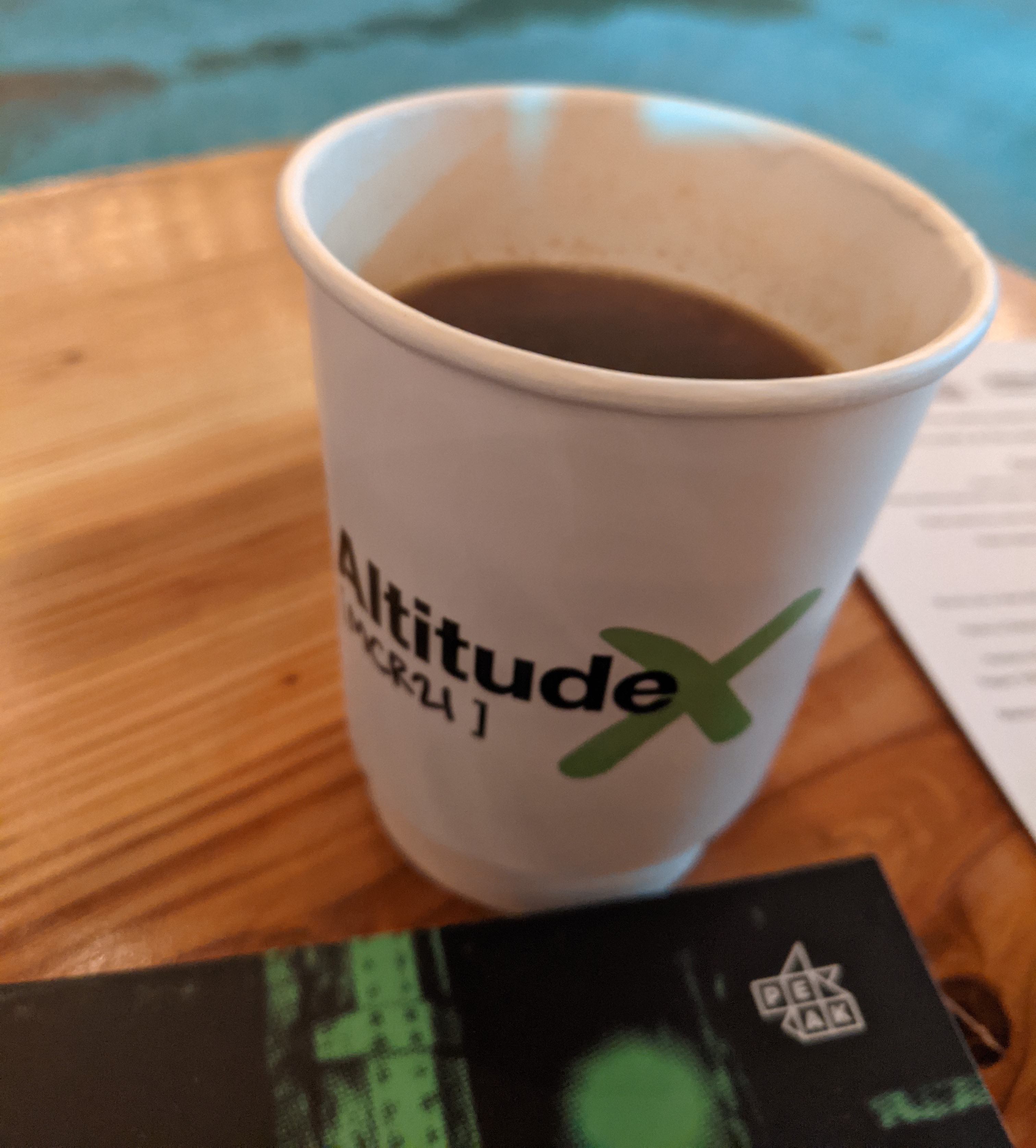 First conference coffee since 2019!
