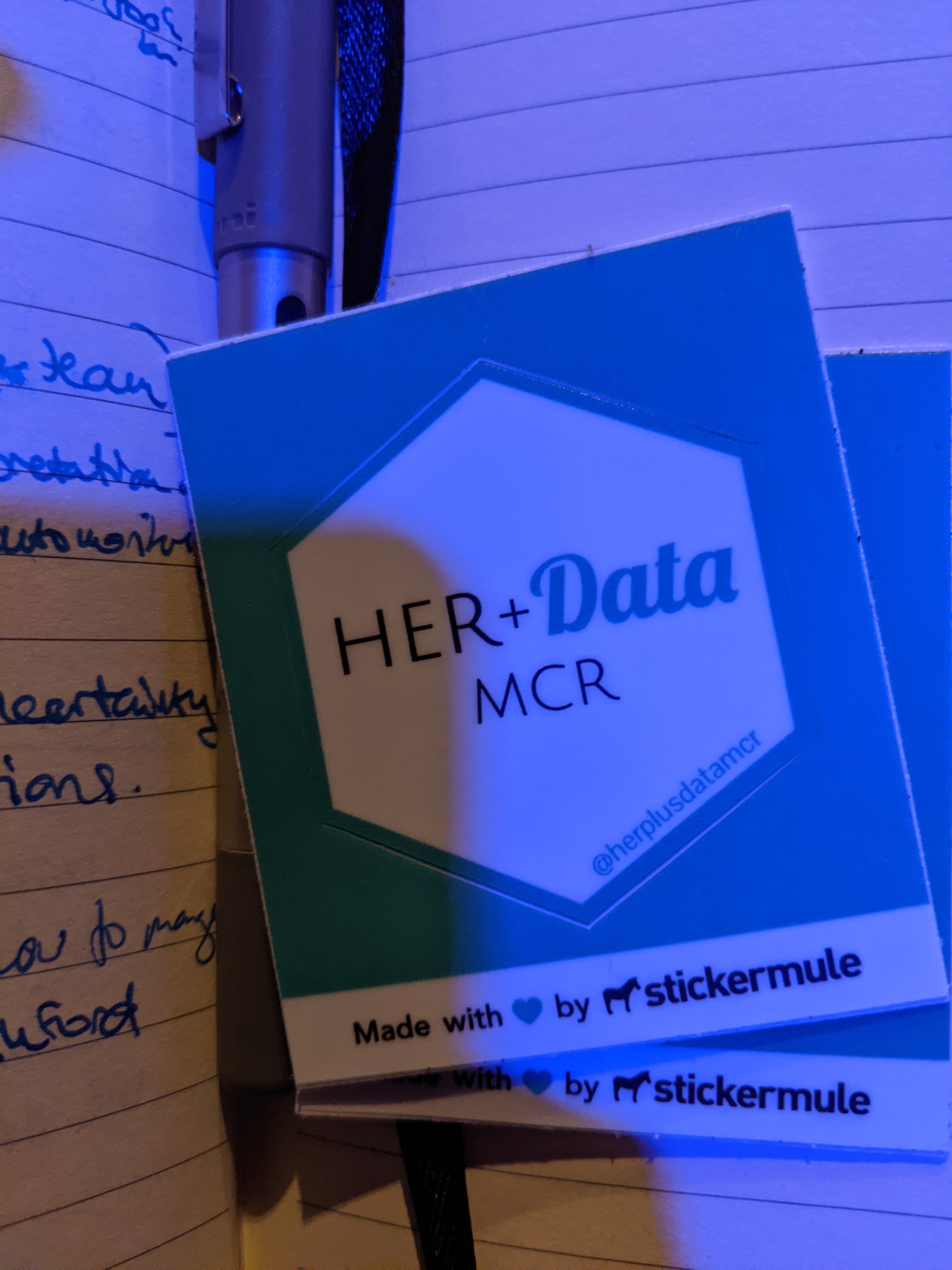 Her+Data stickers